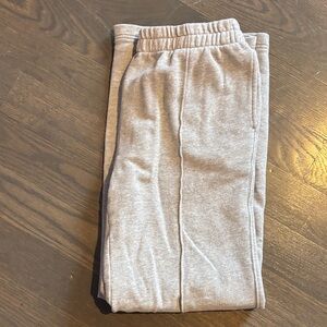 Aerie ladies gray wide leg joggers